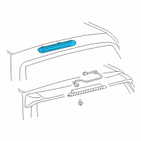 OEM 2011 Toyota Sequoia High Mount Lamp Diagram - 81570-0C060