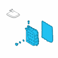 OEM 2019 Hyundai Santa Fe Pan Assembly-Ata Oil Diagram - 45280-4G600