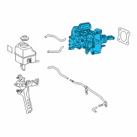 OEM 2017 Toyota Camry Booster Diagram - 47050-33050