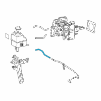 OEM Lexus Hose, Brake ACTUATOR Diagram - 44571-06030