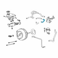 OEM 2011 Cadillac SRX Vacuum Hose Diagram - 20791954