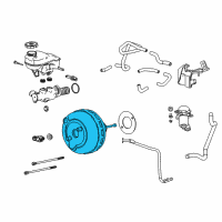 OEM 2014 Cadillac SRX Power Brake Booster ASSEMBLY (Vacuum) (Service) Diagram - 20819285
