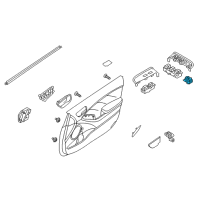 OEM 2014 Kia Forte5 Switch Assembly-Outside Mirror Diagram - 93530A7100