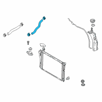 OEM 2015 Hyundai Genesis Hose Assembly-Radaator, Lower Diagram - 25415-B1000