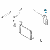 OEM 2022 Hyundai Accent Cap Assembly-Radiator Diagram - 25330-B1000