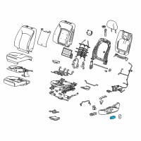 OEM 2008 GMC Sierra 1500 Adjust Switch Diagram - 15222980