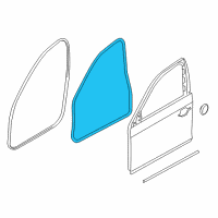 OEM BMW 550i Seal, Door, Front Diagram - 51-76-7-182-269