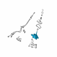 OEM Ford Focus Gear Shift Assembly Diagram - G1FZ-7210-E