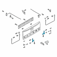 OEM 2019 Ford Ranger Hinge Diagram - KB3Z-2143001-A