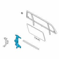 OEM 2010 Ford Explorer Sport Trac Window Regulator Diagram - 7A2Z-7827008-A