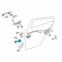 OEM 2021 Toyota Prius AWD-e Door Check Diagram - 68630-47050
