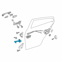 OEM Toyota Prius Door Check Diagram - 68630-47050