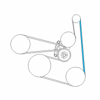 OEM 2005 Nissan Sentra Fan & Alternator Belt Diagram - 11720-6N200