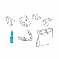 OEM 2006 Chrysler Crossfire SPARKPLUG Diagram - 68034447AA