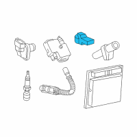 OEM 2007 Chrysler Crossfire Sensor-Knock Diagram - 5101116AA