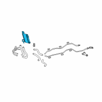 OEM 2004 Toyota Sequoia Transmission Cooler Diagram - 32910-34020