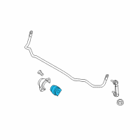 OEM BMW 535i Stabilizer Rubber Mounting Diagram - 33-55-6-788-861
