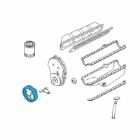 OEM 1999 Chevrolet K1500 Vibration Damper Diagram - 10243272
