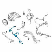 OEM BMW 550i GT Dynamic Drive Expansion Hose Diagram - 32-41-6-789-152