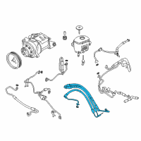 OEM 2014 BMW 750i Dynamic Drive Expansion Hose Diagram - 32-41-6-778-534