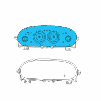 OEM 2006 Chrysler Sebring Cluster-Instrument Panel Diagram - 4602471AB