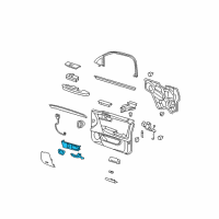 OEM 2007 Cadillac DTS Handle, Inside Diagram - 20826134