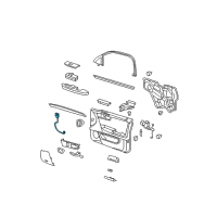 OEM 2011 Cadillac DTS Seat Heat Switch Diagram - 25895010