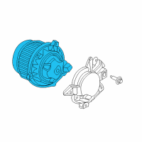 OEM Honda Ridgeline Rear Blower Motor Sub Diagram - 79309-TG7-A61