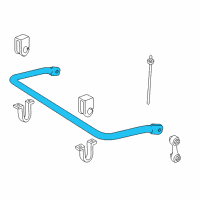 OEM 2002 Ford Ranger Stabilizer Bar Diagram - F87Z-5482-BD