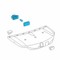 OEM 2007 Lexus SC430 Lamp Assembly, Courtesy Diagram - 81230-30140