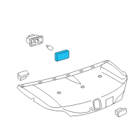 OEM Toyota 4Runner Lamp Lens Diagram - 81231-50010