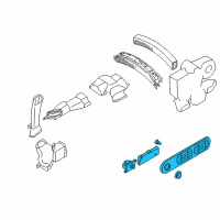 OEM 2002 Nissan Quest Control Assembly-Rear Diagram - 27501-7B010