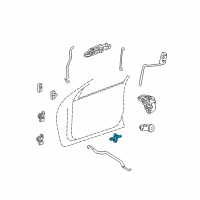 OEM 2000 Chrysler LHS Dr Check-Front Door Diagram - 4574332AH