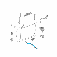 OEM 2003 Chrysler 300M Link-Inside Handle To Latch Diagram - 4574137