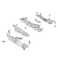 OEM Toyota Hole Plug Diagram - 90950-01758