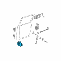 OEM 2011 Ram Dakota Handle-Inside Release Diagram - 5JD441J1AD