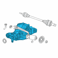 OEM 2017 Jeep Grand Cherokee Different-Rear Axle Diagram - 68149922AE