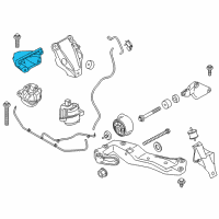 OEM BMW 535d xDrive Engine Mount Bracket Right Diagram - 22-11-6-777-624