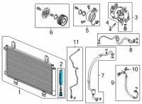 OEM Honda Civic BAG SET, DESICCANT Diagram - 80101-T02-T01