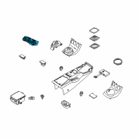 OEM 2006 Nissan 350Z Control Assembly Diagram - 27500-CF40B