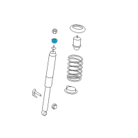 OEM Shock Upper Bushing Diagram - 7T4Z-18017-AA