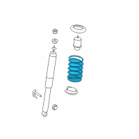 OEM 2015 Lincoln MKX Coil Spring Diagram - BT4Z-5560-L