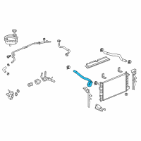 OEM Saturn Upper Hose Diagram - 25779559