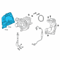 OEM 2018 Jeep Wrangler Gasket-TURBOCHARGER Diagram - 68288416AF