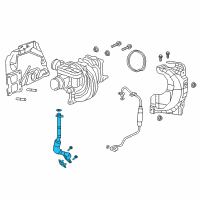 OEM 2022 Jeep Cherokee Tube-Oil Drain Diagram - 68306645AC