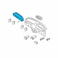 OEM 2003 Kia Rio Cluster Assembly-Instrument Diagram - 94001FD060