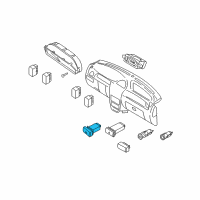 OEM Kia Rio Switch-Front Fog Lamp Diagram - 84777FD000