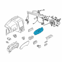 OEM Ford Explorer Sport Trac Dash Control Unit Diagram - 7A2Z-19980-CA