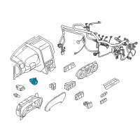 OEM Mercury Mountaineer Headlamp Switch Diagram - 6L2Z-11654-AAA