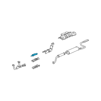 OEM 2003 Honda Pilot Cover (Upper) Diagram - 18182-PGE-A00